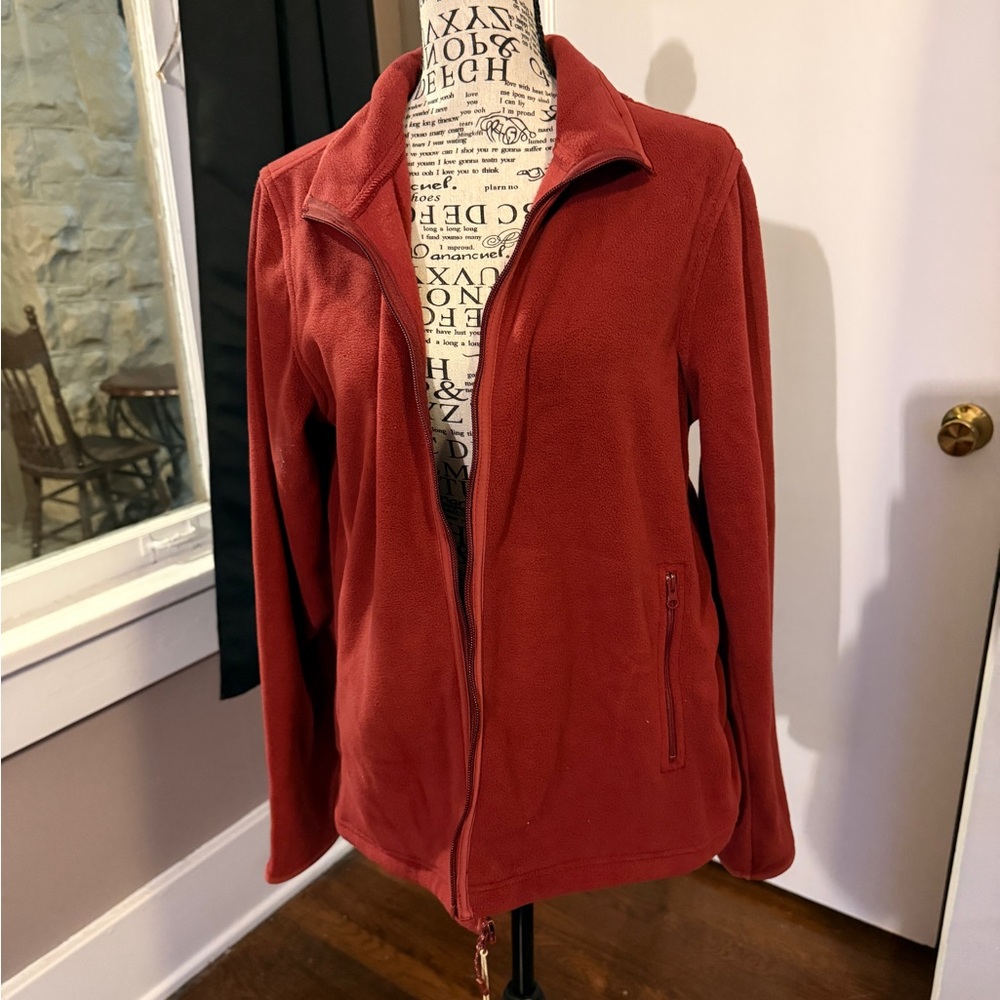 Natural Reflections Women's Deep Red Utility Jacket Size Medium